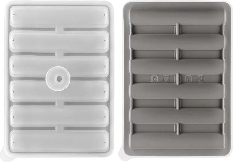 INF Bac à Glaçons Cylindre en Silicone - Gris Gris