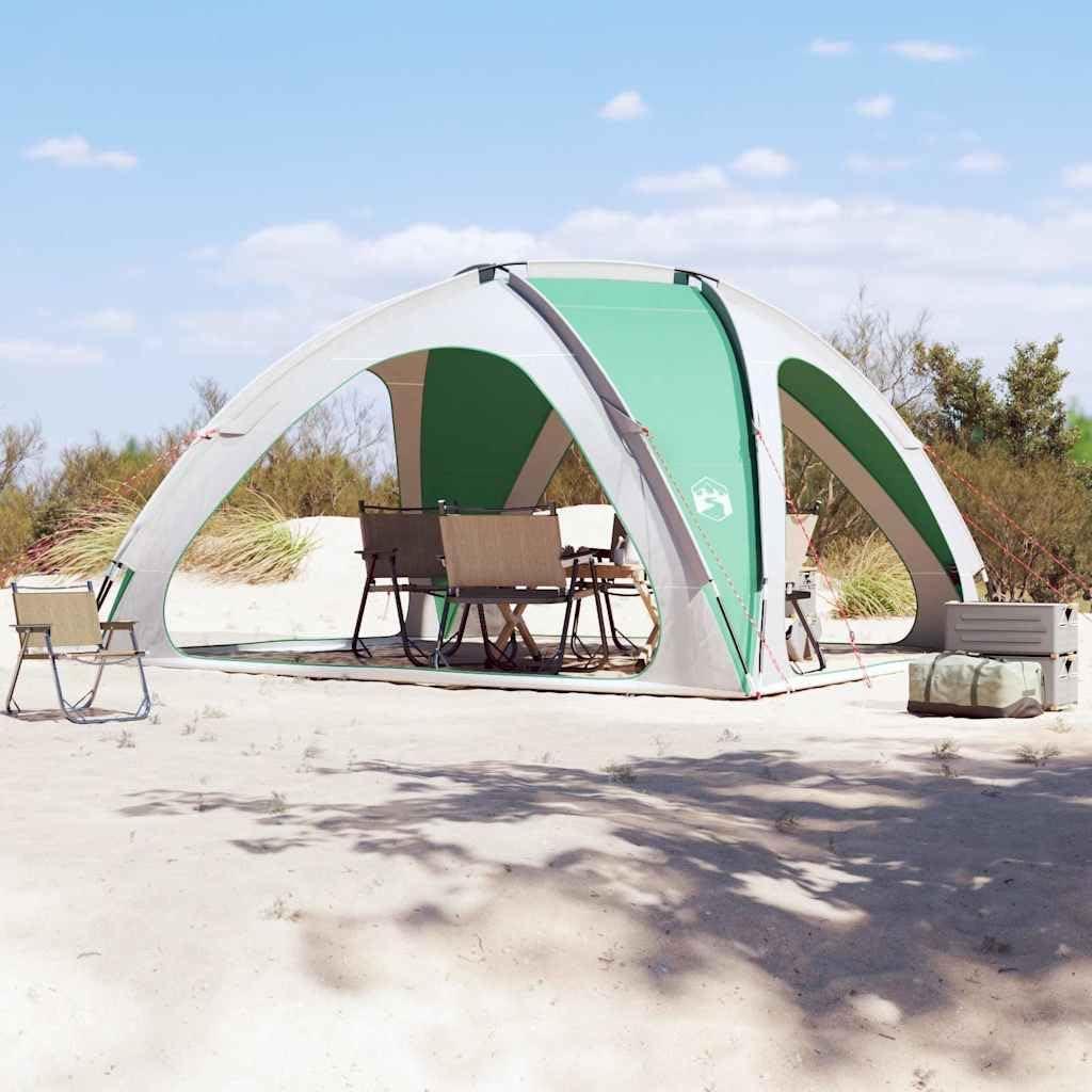 Wasserdichtes Partyzelt in Seegrün für den Garten A | Leichtes Kuppelzelt für Camping, einfacher Aufbau zum Wandern und Rucksackreisen