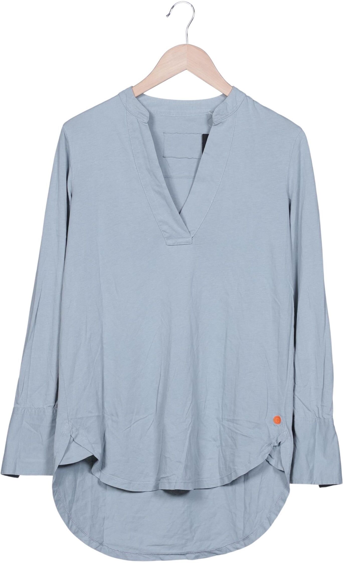 Adenauer & Co Damen Langarmshirt, Hellblau, Gr. L, kein / Etikett - Second Hand