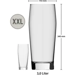 Rastal, Biergläser, Ranft Willi Becher Riesen-Bierglas (1x)