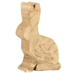 Holzhase natur - massiv 25 cm