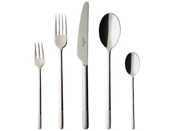 Besteck-Set VILLEROY & BOCH Tafelbesteck Ella 30er Set silber , silber, Essbesteck-Sets
