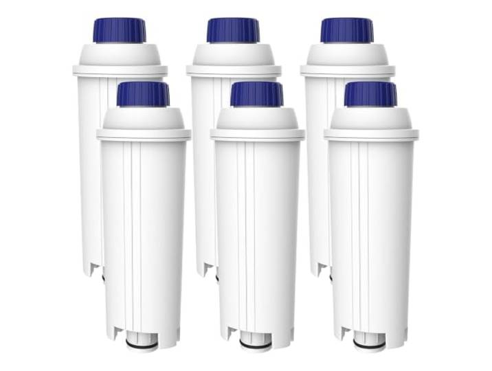 Wasserfilter, Kompatibel For De'Longhi, DLSC002 Ersatzfilterkartusche Passend For Die Vollautomatischen Kaffeemaschinenserien ECAM, ESAM Und ETAM(6 pcs)