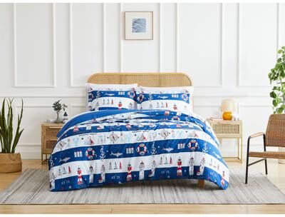 Southshore Fine Linens Atlantic Oversized Duvet Cover Set
