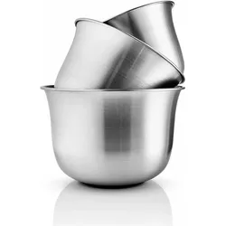 Eva Solo Rührschüssel-Set Green tools 7.1 l, Silber, Schüssel + Schale, Silber