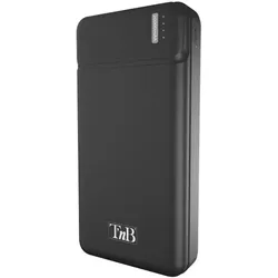 T'nB Powerbank 2xUSB 20 000 mAh / 10W (20000 mAh, 10 W, 10 Wh), Powerbank, Schwarz