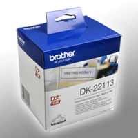 Brother PT Etiketten DK22113 klar 62mm x 15,24m Rolle