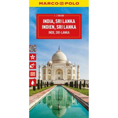 MARCO POLO Reisekarte Indien, Sri Lanka 1:2,5 Mio., Sonstige von Marco Polo, MairDuMont, 978-3-575-02067-3