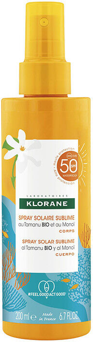 Klorane Spray Solaire Sublime SPF 50 Protection solaire corps