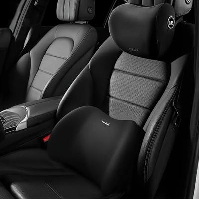Uplift Treasures Ergonomic Memory Foam Car Neck Support Pillow black 1set