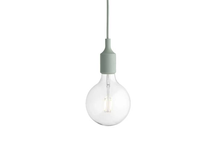 Muuto Lampe à suspension E27 vert clair