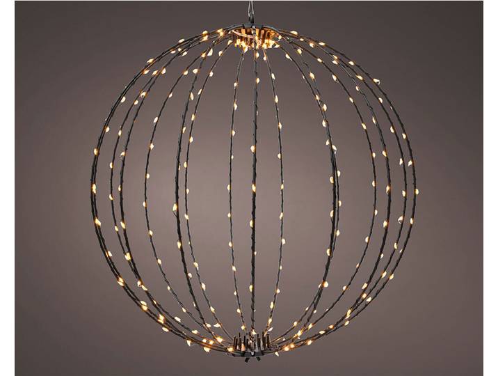 Lumineo Led-kugel-anhänger 38 Cm Golden Golden One Size