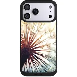 Nivocase Handyhülle für Apple iPhone 17 Pro Max Hülle NIVOpure Case Schwarz Blumen Fotografie Pusteblume (Apple iPhone 17 Pro Max), Smartphone Hülle, Schwarz