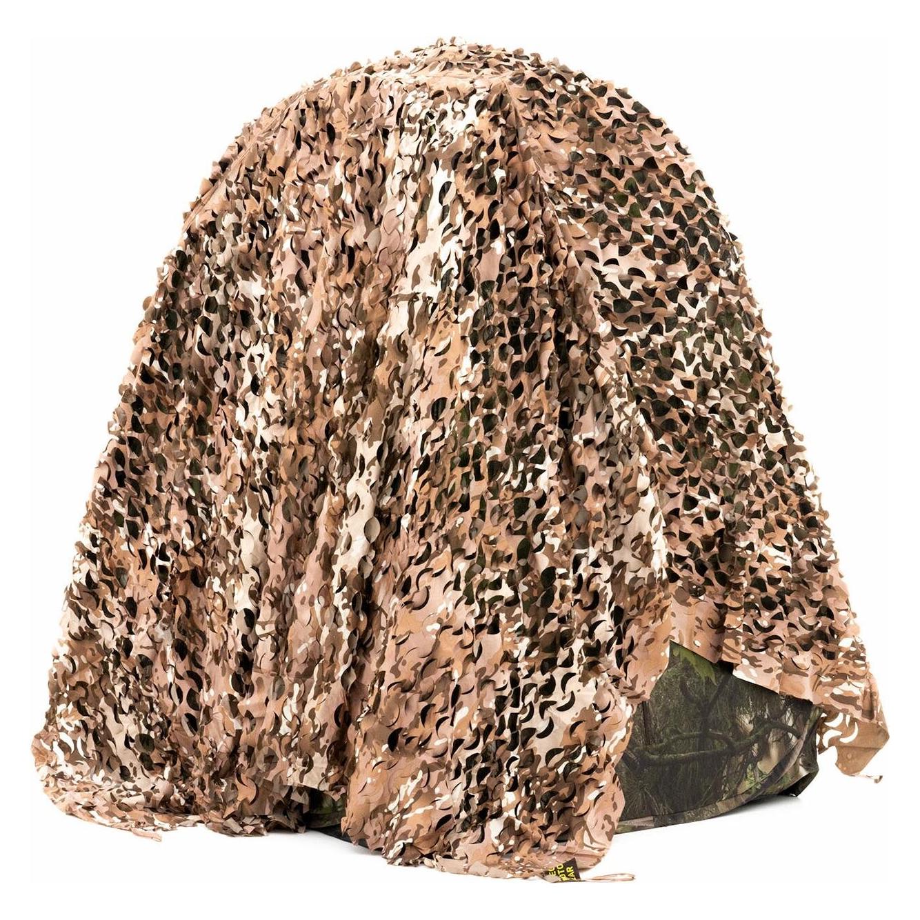 Buteo Photo Gear 3D-Blätter Tarnnetz Forest Camo Braun 2,4x3 m (720024)