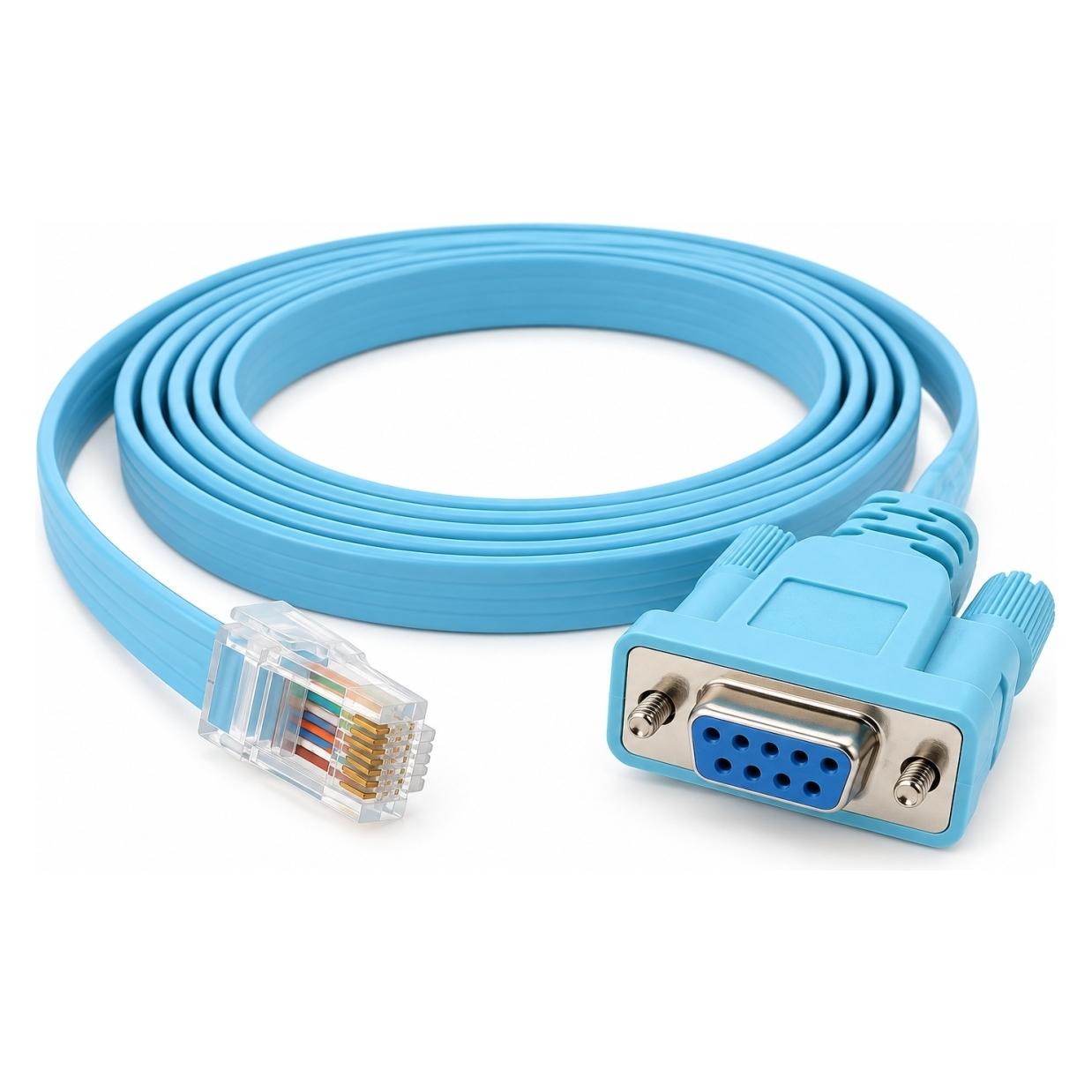 PowerGuard Console Cable RJ45 to DB9 RS232 Serial for Cisco & Compatible Devices 1.5m (1.50 m) (00036677)