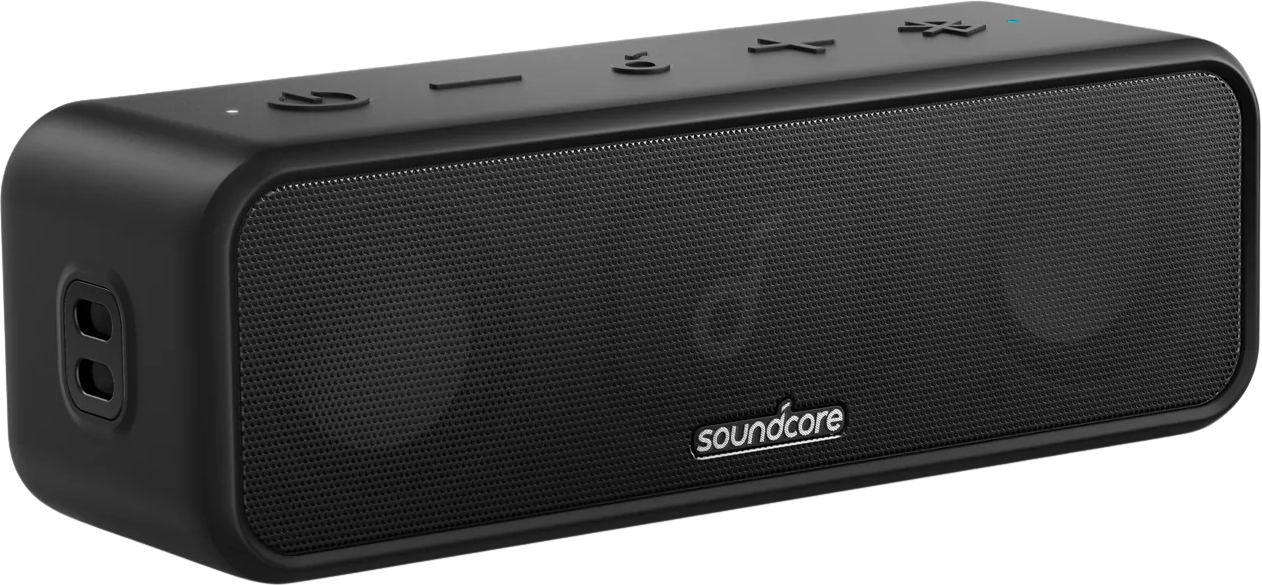 eufy soundcore 3   Bluetooth-Lautsprecher mit Stereo-Sound Schwarz