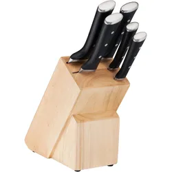 Tefal Ingenio Messerblock-Set, Messerblock, Braun, Silber, Schwarz