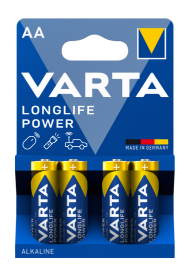 Varta Longlife Power AA Mignon 04906121414 lk-Man 1,5V 4906 Blister 4