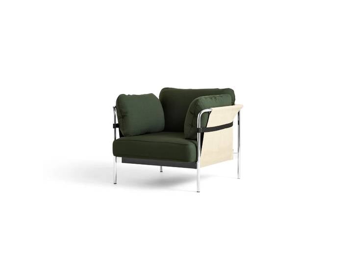 HAY Can Sessel Chromgestell Steelcut 0975-natural canvas