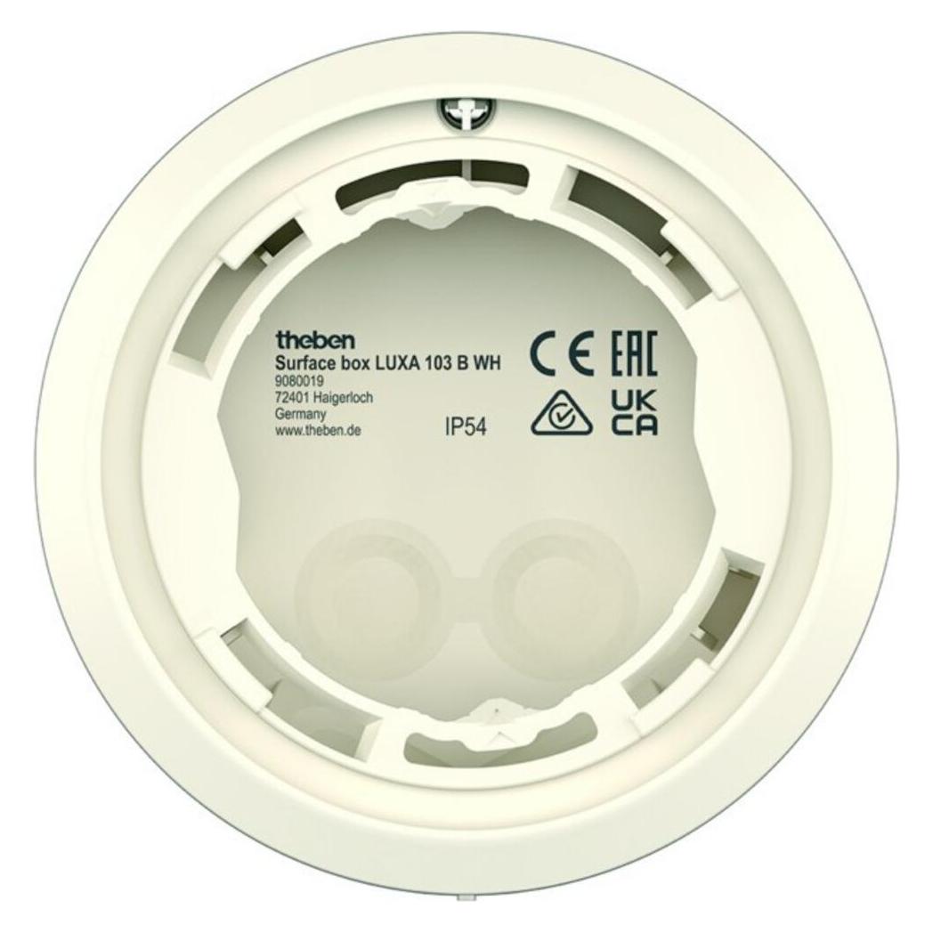 Theben Surface box LUXA 103 B WH Rahmen (9080019)