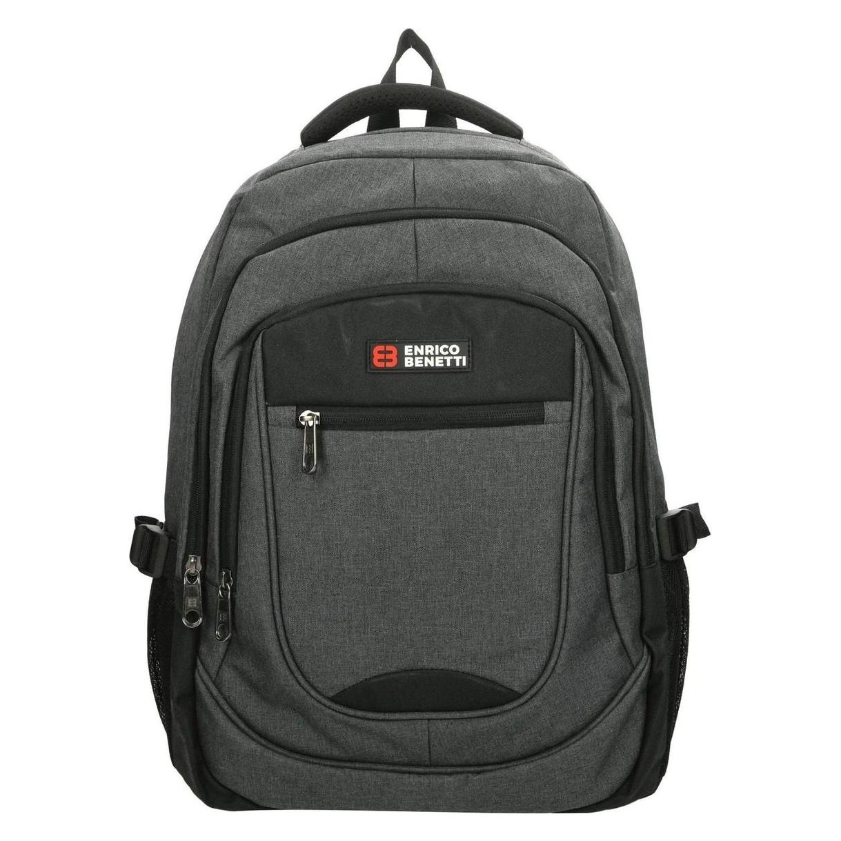 Enrico Benetti Hamburg Laptop Rugzak - 17 Laptop, 35,5 liter - 62125 - Grijs (35.50 l) (46527354)
