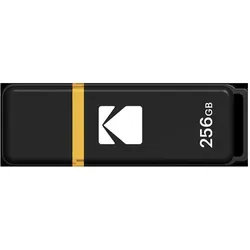 Kodak PEN DRIVE 3.0 256GB K100 (256 GB, USB-A), USB Stick, Gelb, Schwarz