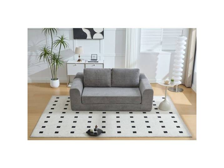 Canapé-lit- Zukavenir- convertible pliable avec coussin matelas pliable design moderne style futon- 179x95x79cm