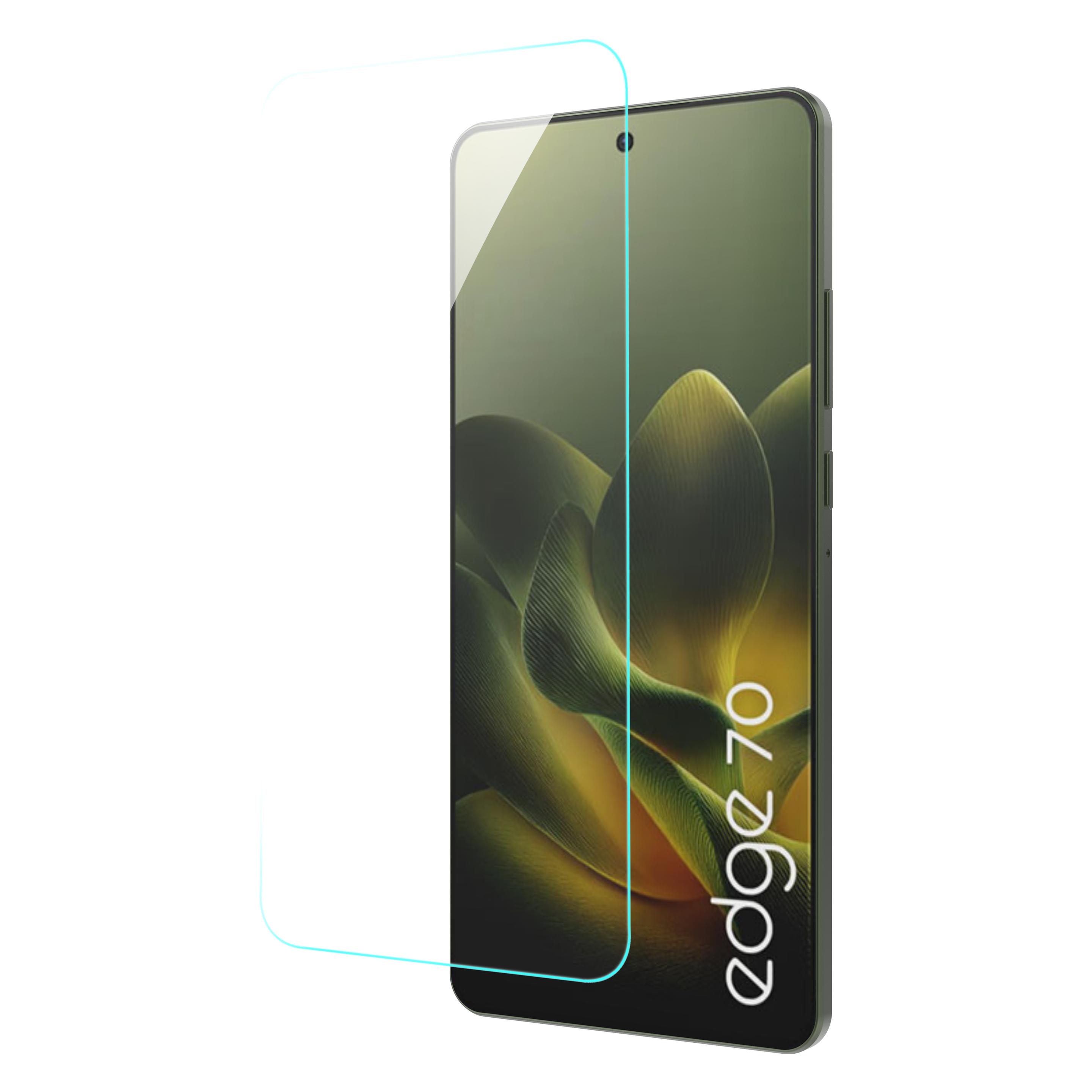 Just in Case Gehärtetes Glas Clear Displayschutzfolie Motorola Edge 70 (1 Stk., Motorola Edge 70) (MMT2856SG0)