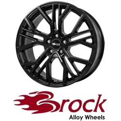 Brock B41 8,5x19 5/127 ET50 Schwarz Glanz