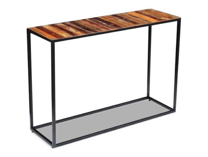 GPUTYGHN Konsolentisch Altholz 110x35x76 cm Massivholz Handgefertigt,Teakholz,Mangoholz,Akazie,Hartholz,Recyceltes Holz,Einzigartige Holzmaserung,Leichte Montage