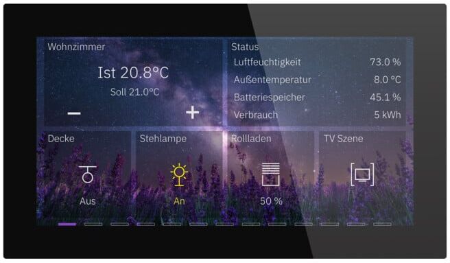 MDT Glas Touch BE-GTS06TS.01S 6 pouces Noir (BE-GTS06TS.01S)