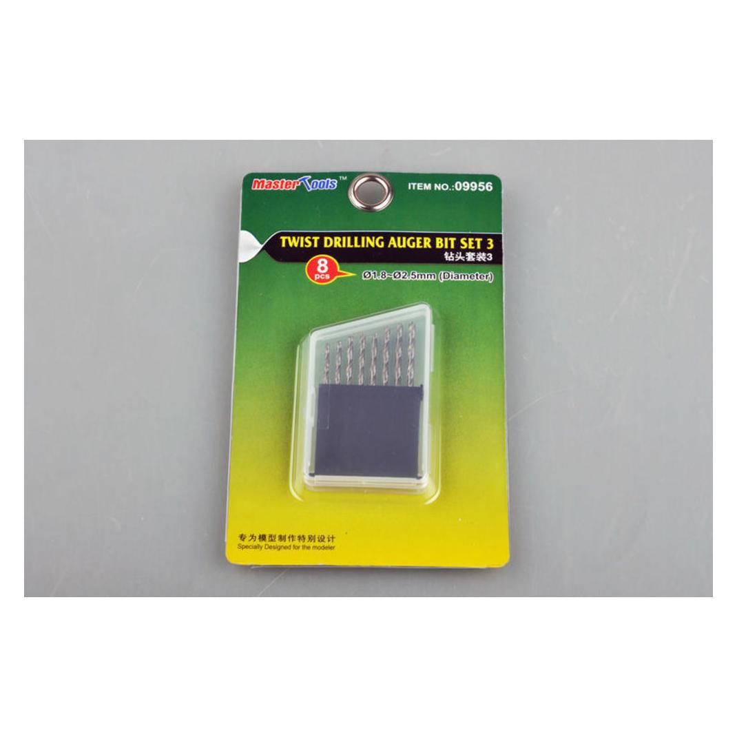 Master Tools Twist Drilling Auger Bit set 3 (1,8-2,5) (09956)