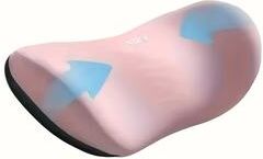 Healfit Counter Lumbar Pillow For Sleeping On The Bed, Office Furniture Cushion, Flat Lying Cushion For Comfortable Back Support pink
