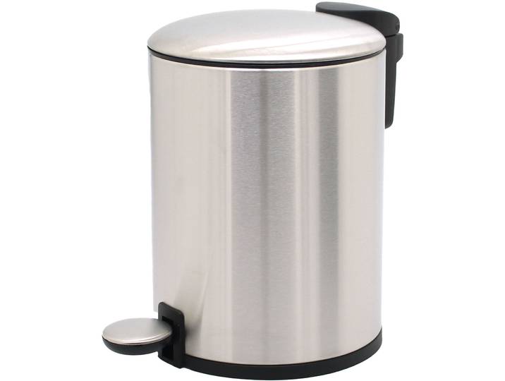 Treteimer Finn - Farbe: silber - Material: Stahl - 129