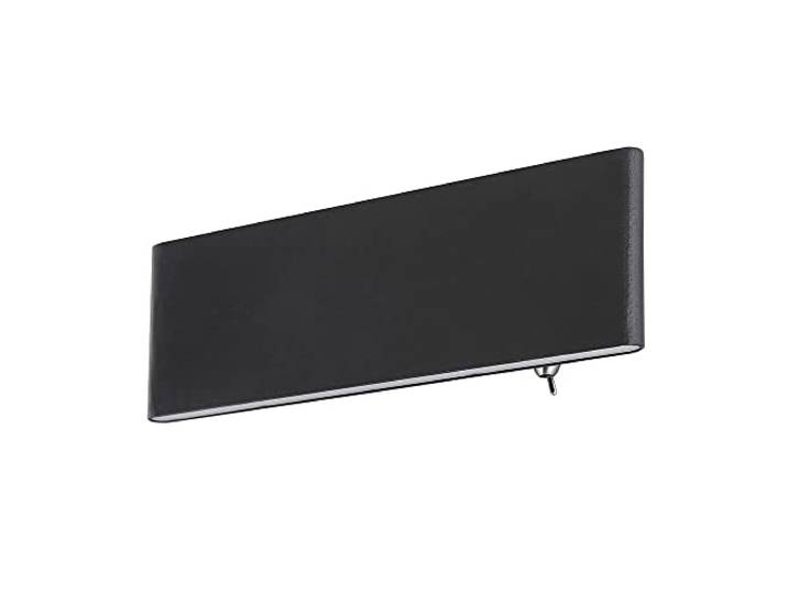Wandlampe Leseleuchte Wandstrahler LED Schalter Aluminium schwarz weiß B 225 mm