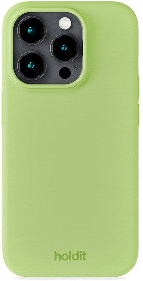 Holdit iPhone 15 Pro Soft Touch Silikone Cover - Matcha