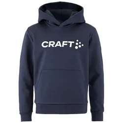 CRAFT Community 2.0 Logo Hoodie Kinder 390000 - navy 146/152