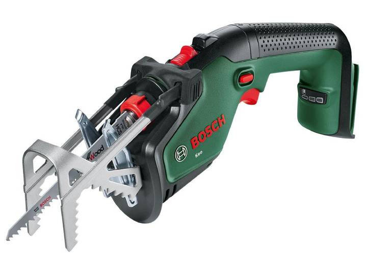 Gartensäge BOSCH Keo 18 LI , grün, B:6,3cm H:13,8cm L:28,5cm, Kunststoff, Handsägen, Gartensäge