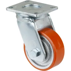 BS Rollen, Möbelrollen, SchwerlLenkr Poly Gussf. 100 mm
