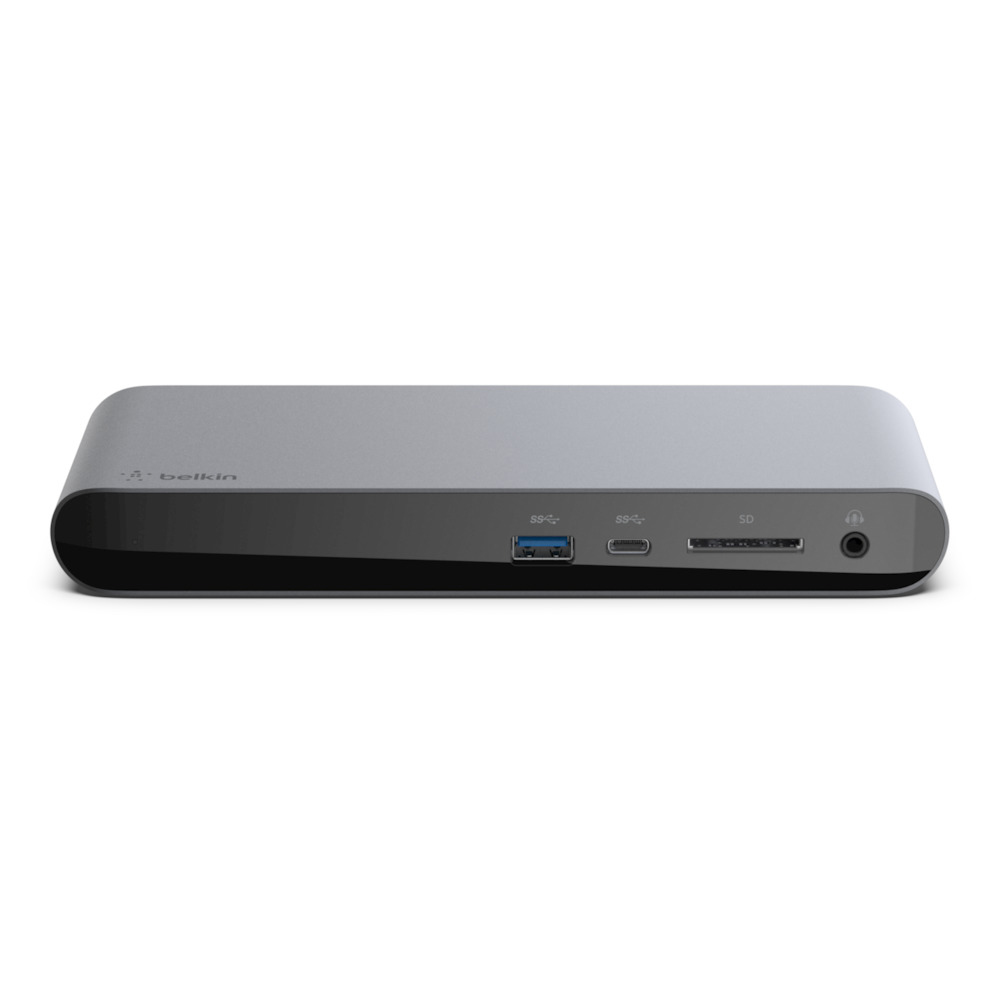 Belkin Thunderbolt 3 Dock Pro, Kabelgebunden, Thunderbolt 3, Schwarz, SD, Aluminium, 170 W