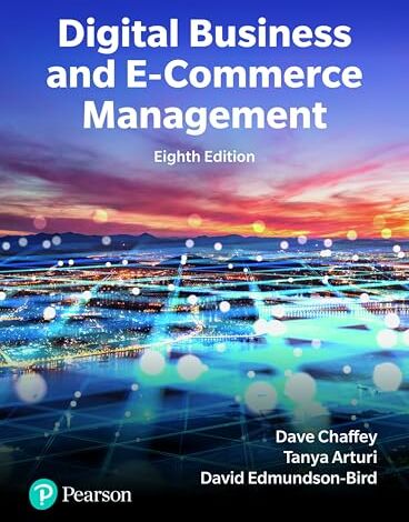Dave Chaffey - Digital Business and E-commerce Management (Business and Economics) - Preis vom 14.10.2026 23:07:16 h