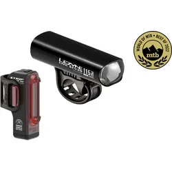 LEZYNE LICHTSET LITE PRO 115 + STRIP DRIVE -
