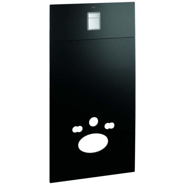 Grohe Rapid SL Glas-Designmodul 39374KS0 velvet black, zum Anschluss Sensia Arena Dusch WC