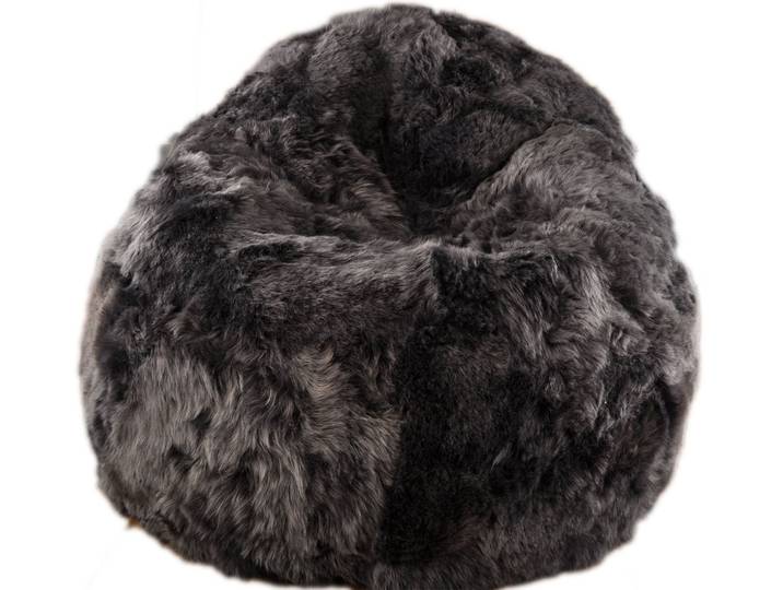 KUHFELL online & NOMAD Sitzsack LAMMFELL SITZSACK POUF AUS ECHTEM SCHAFFELL IN DIVERSEN FARBEN
