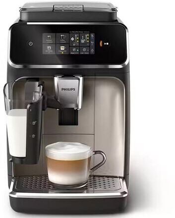 Expresso Broyeur Philips Silentbrew Ep2336-40 Lattego Noir Chrome  - MaxiCoffee