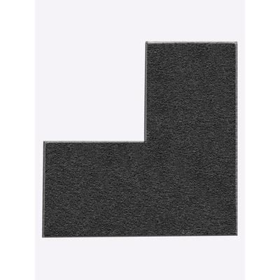 Badematte GRUND Gr. 4, anthrazit, rechteckig (90cm x 90cm ), Badematten, Badematte