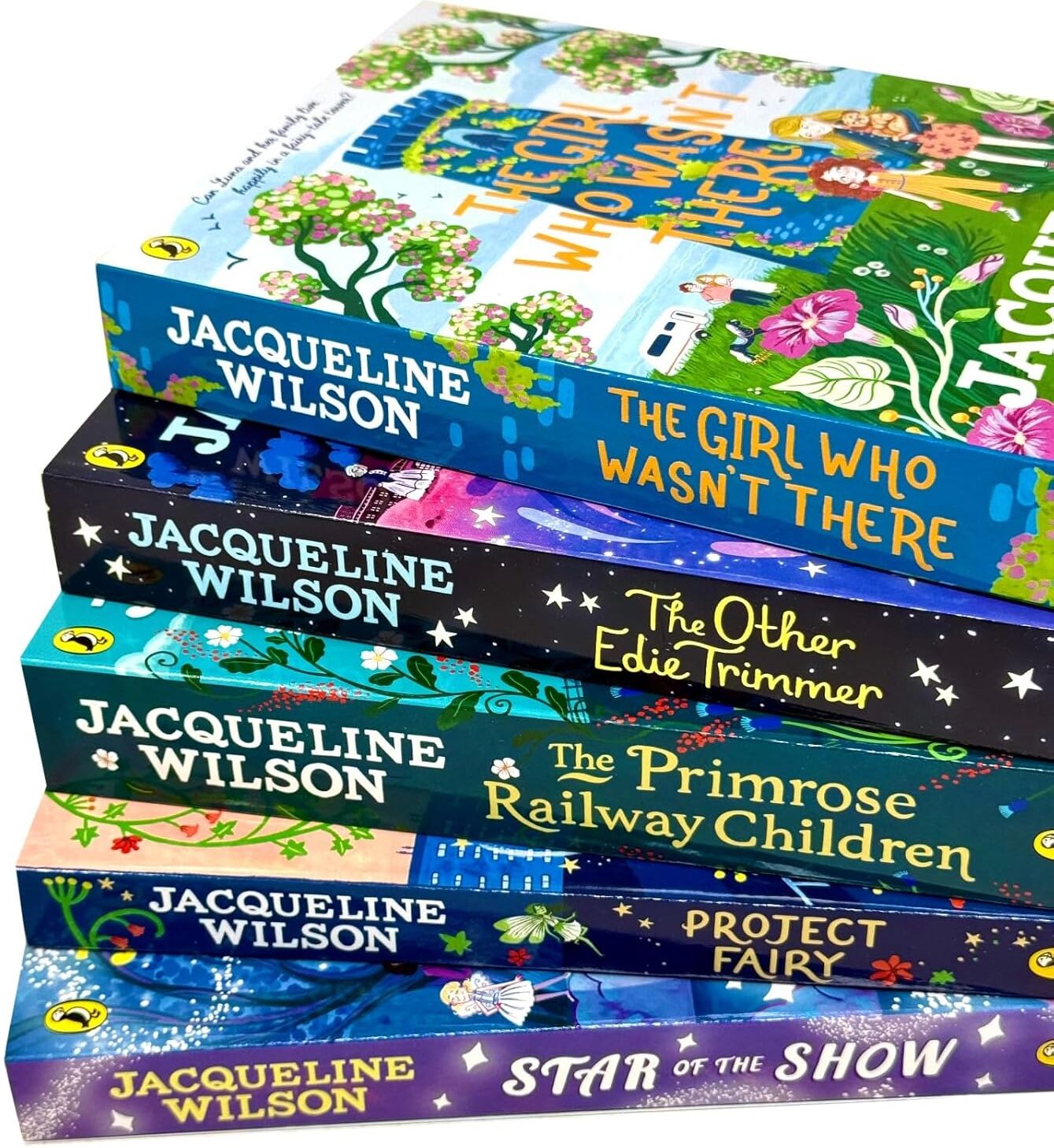 Puffin Jacqueline Wilson & Rachael Dean 5 Book Collection Set - Paperback - Ages 8-12 - Family & Friendship Fiction for Kids