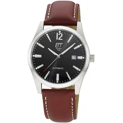 ETT Eco Tech Time EGS-40407-21L Herrenuhr Automatik Motion Drive Leder Braun