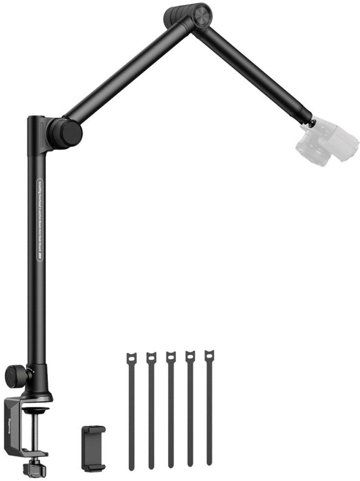 SmallRig Justerbar Streaming og Fotografering Bordbeslag - Kamera og Telefon - Sort