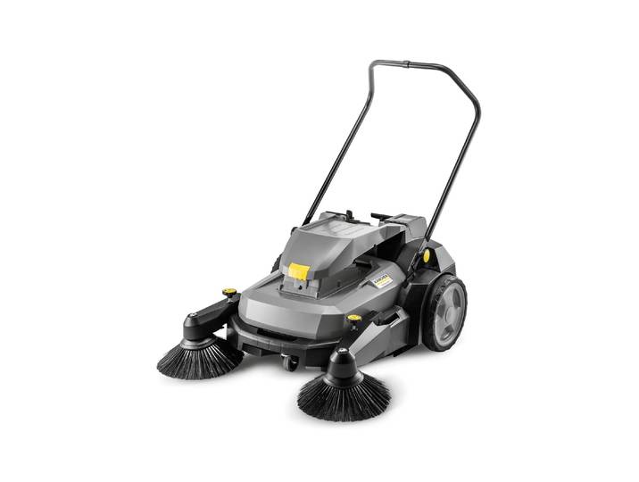 KÄRCHER PROFESSIONAL Handkehrmaschine KM 70/25 C Bp 2SB , gelb (gelb, schwarz), B:23,6cm H:25,3cm, Kehrgeräte, Handkehrmaschine